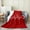 Multi 13, variant on Merry Christmas 40x50 Inch Fuzzy Throw Blanket, Antler Santa Claus Xmas Sherpa Blanket for Bedroom Decor, New Year Slogan Winter Red White Modern Art