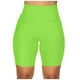 thumbnail image 1 of Pantalones cortos Prolriy para mujer, para entrenamiento, gimnasio, elásticos, de cintura alta, deportivos, color verde, talla L, 1 of 8