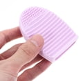 thumbnail image 3 of Silicone Makeup Brush Cleaner Mat for Thorough Cleaning Durable Reusable Assorted Color 6pcs, 3 of 9