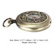 thumbnail image 2 of Brújula de bronce Vintage reloj de bolsillo Universal brújula de diseño para exteriores senderismo navegación regalo para chico para suministros al aire libre, 2 of 8