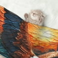 thumbnail image 2 of Rocae Textured Bald Eagle for Pet Blanket Dog Blanket Cat Blanket Soft Sleep for Small Medium Pet-Small, 2 of 8