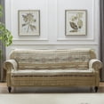 thumbnail image 3 of Barefoot Bungalow Phoenix Southwestern Boho Reversible Slipcover/Furniture Protector, Tan, Sofa, 3 of 7