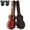 Brown, variant on WoofPaw Electric Guitar Hard Case, Wooden Hard-Shell 42-Inch Protective Carrying Case for 335-Style Semi-Hollow & Hollowbody Guitar with Lock Latch Padding,Black Brown