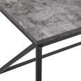 thumbnail image 2 of 40" Modern Geometric Coffee Table - Dark Concrete, 2 of 5