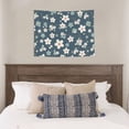 thumbnail image 5 of Bingfone Blue Flower Tapestry Wall Hanging Decor For Living Room Bedroom Dorm Classroom Office Decor 29x37 Inch, 5 of 9