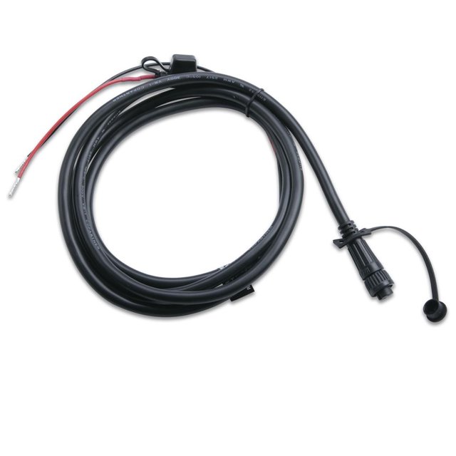 Garmin Câble d'Alimentation pour Détecteur de Poissons 010-10922-00 Utilisé pour Alimenter les Détecteurs de Poissons Garmin GPSMAP; Connecteur 2 Broches; Noir