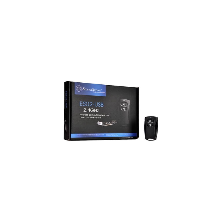 SilverStone Remote/Wireless Power and Reset Switch - SST-ES02-USB