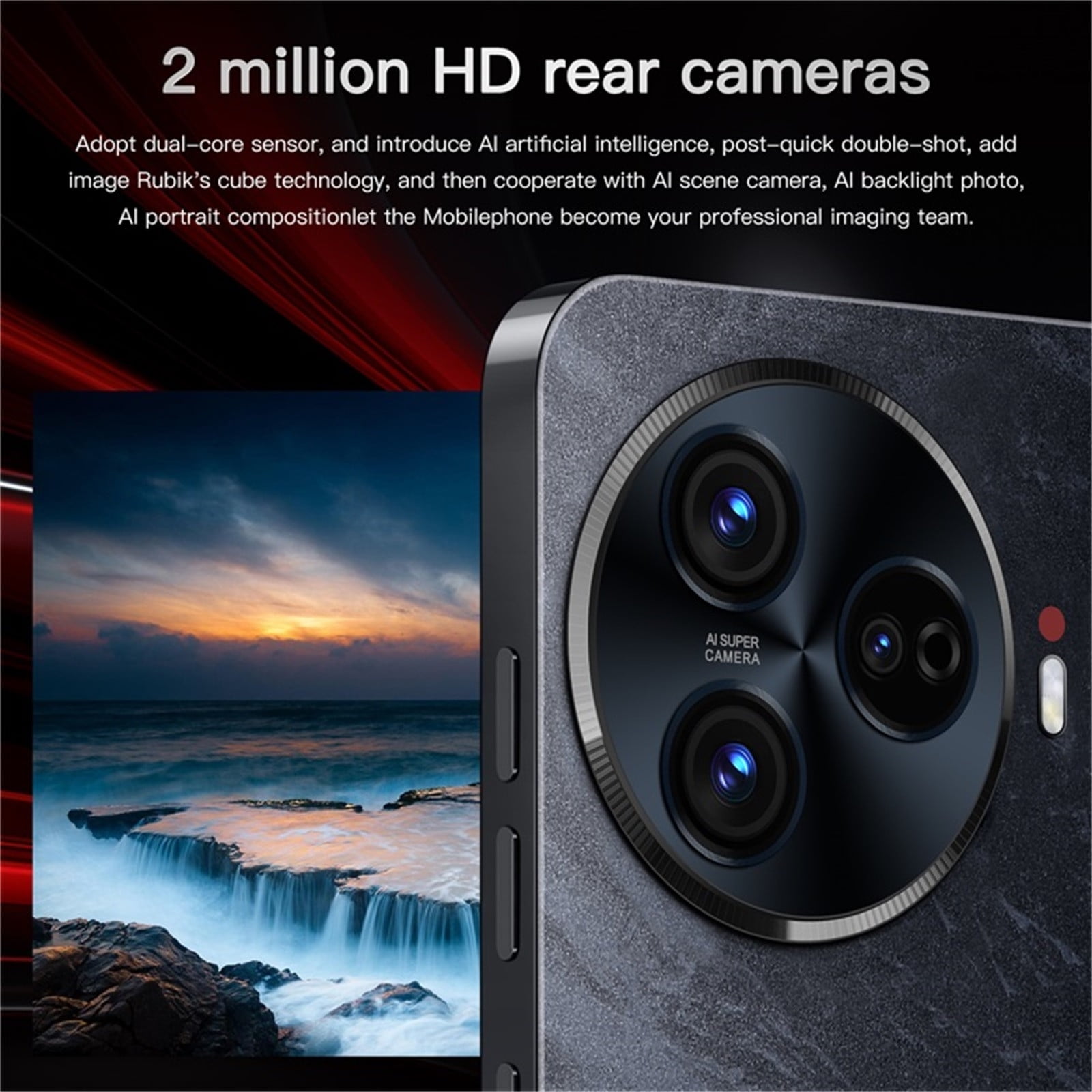 FYTPOV Android Phone, Smartphone HD 2 + 16G Incell Screen Smartphone 6.3 Inches, Cell Phones Unlocked