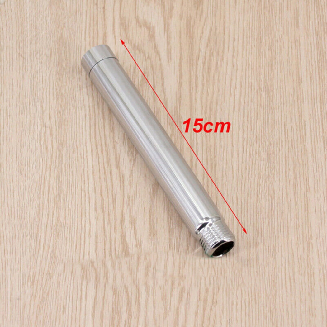 with Chrome Plating Dewin Shower Extension Tube 8inch Round 201 Stainless Steel Shower Extension Pipe Bathroom Accessory