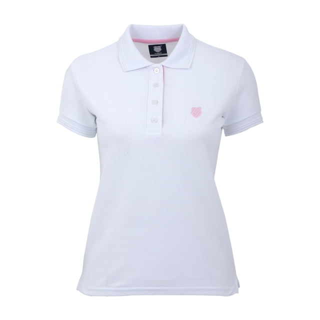 Playera Polo K-Swiss PEAD Para Mujer Color Blanco