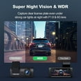 thumbnail image 7 of Yeecore Dash Cam, 4K Dash Cam Front UHD 2160P, Car Camera with WiFi GPS, 3.16" LCD, Dash Camera for Cars with WDR, Night Vision, Parking Monitor, G-Sensor, Support 256GB Max, 7 of 7