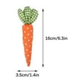 thumbnail image 3 of 5Pcs Easter Fabric Carrot under $5! Yrmaups Easter Fabric Carrot Decoration, Plush Carrot Ornaments for Table, Shelf, Basket Fillers, Spring Home Decor, Party Centerpiece, Festive Tray Arrangement, 3 of 5