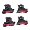thumbnail image 2 of MasteelfCA 4Pc Mobile Game Controller Game Buttons Game Shortcut Button Handle Aim Key Joystick Shooter (Black and Red), 2 of 7