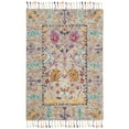 thumbnail image 4 of SAFAVIEH Blossom Hamilton Floral Wool Fringed Area Rug, Grey/Multi, 9' x 12', 4 of 6