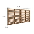 thumbnail image 6 of Modway Render Wall Mount Modern Wood King Headboard in Walnut, 6 of 7