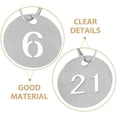 thumbnail image 3 of ADDHAT Round Metal Number Tags Stainless Steel for DIY Projects 60Pcs, 3 of 8