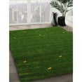 thumbnail image 3 of Ahgly Company Machine Washable Indoor Round Contemporary Shamrock Green Area Rugs, 6' Round, 3 of 7