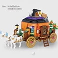 thumbnail image 2 of Create Spooky Fun With Halloween Pumpkin Car & White Horse Mini Building Blocks!, Halloween/Thanksgiving Day/Christmas Gift, 2 of 5