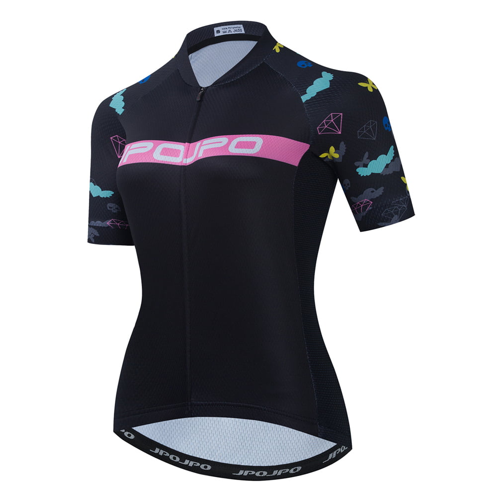Womens Cycling Jersey Short Sleeve Bike Shirt MTB Bicycle Clothing Breathable