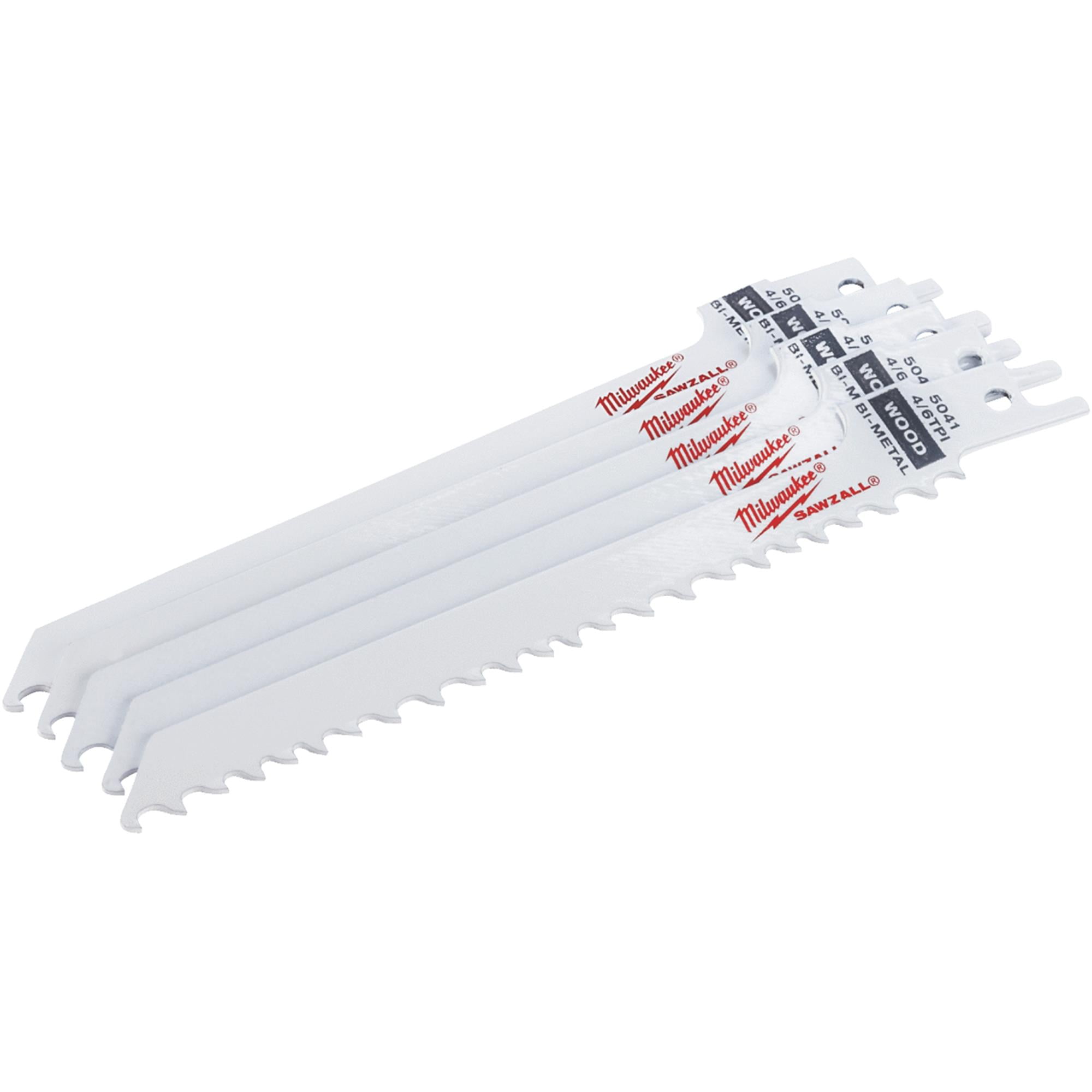 Milwaukee Sawzall Scroll Reciprocating Saw Blade