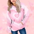 thumbnail image 2 of eczipvz Cute Hoodies for Girls Girls Oversized Hoodies Pullover Sweatshirts Causal Hoodie Aesthetic Drop Shoulder Soft Hoodie Girls Fashion Fall Winter Outfits Clothes Pink,1-2 Years, 2 of 5