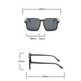 thumbnail image 4 of Weikingp Sunglasses Womens Men Women Polarized Sunglasses Fashion Protection Classic Round Frame Sunglasses Sunglasses Men Womens Sunglasses () Black PC+AC, 4 of 8