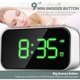 thumbnail image 3 of Reloj despertador Digital electrónico inteligente mecánico LED de tiempo escritorio dormitorio gran número reloj de regalos verde Colco Despertador digital, 3 of 8
