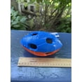 thumbnail image 4 of Nerf Dog 6in TPR Bash Crunch Football - Blue/Orange, 4 of 4