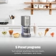 thumbnail image 3 of Ninja CREAMi Ice Cream Maker, for Mix-ins, Milkshakes, Sorbet, 5 One-Touch Programs, (2) 16 Oz Pint Containers & Lids, NC300PU Purple, 3 of 8