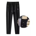 thumbnail image 1 of Pantalones Deportivos Holgados De Forro Polar De Pierna Anch, 1 of 8