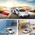 thumbnail image 6 of Growsly Lamborghini RC Car Toys for Kids 4-12 Years Old 1/18 Racing Crawler Toy Car Model Vehicle with Rechargeable Batteries, Silver, 6 of 7