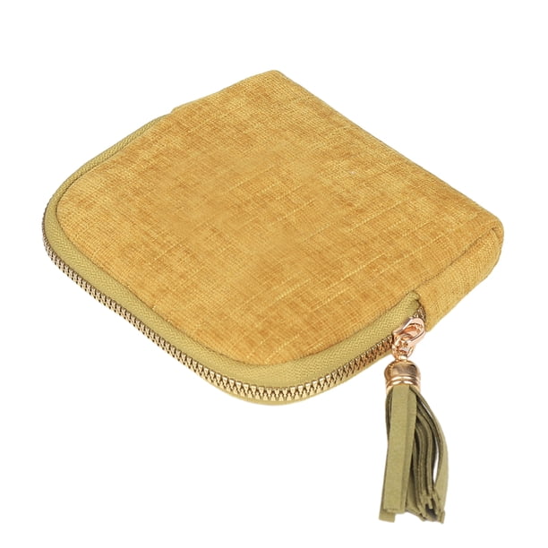 Bolsa para guardar joyas con cierre de cremallera, organizador portátil de joyas con múltiples compartimentos.