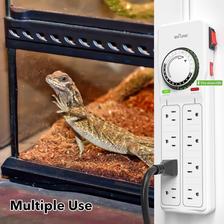 BN-LINK 8-Outlet Surge Protector with Mechanical Timer photo 7