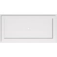 thumbnail image 1 of Ekena Millwork CMP40X20RE-01000 1 in. ID x 14 in. Rectangle Architectural Grade Médaillon de Plafond Contemporain PVC, 1 of 4