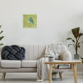 thumbnail image 2 of Stupell Industries Small Blue Bird Perched Modern Layered Botanicals Graphic Art Unframed Art Print Wall Art, Design by Verbrugge Watercolor, 2 of 5