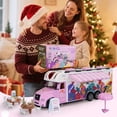 thumbnail image 3 of SaveJoy Remote Control Cars, 1:18 RC Car Recreational Vehicle, Toys Campervan RC Motorhome for Kids Boys Girls, with Playset, Pink, 3 of 7