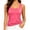 Hot Pink, variant on LIZUOJUN Under $7 Tank Tops for Women Built-in Bra Racerback Slim-Fit Camisole Sleeveless Casual Basic Tight T Shirts Trendy Workout Tops Athletic Running Gym Yoga Tops, Blue, Camisole, L