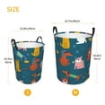 thumbnail image 3 of XMXT Collapsible Laundry Basket, Multi Breed Pet Dog Prints Waterproof Laundry Hampers Storage Baskets Dirty Clothes Hamper, 62L, 3 of 8