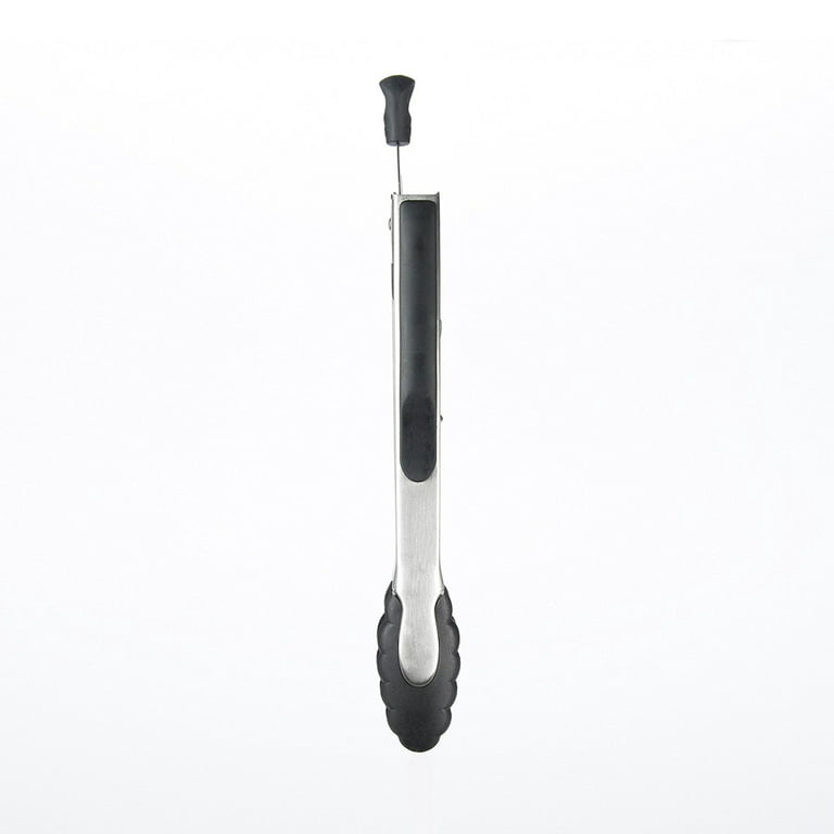  OXO Good Grips 9-Inch Tongs with Silicone Heads, Black