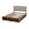 thumbnail image 6 of Baxton Studio Brown Finished Wood 4-Drawer Queen Size Platform Storage Bed, 6 of 10