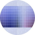 thumbnail image 1 of Ahgly Company Indoor Round Patterned Periwinkle Purple Area Rugs, 7' Round, 1 of 1