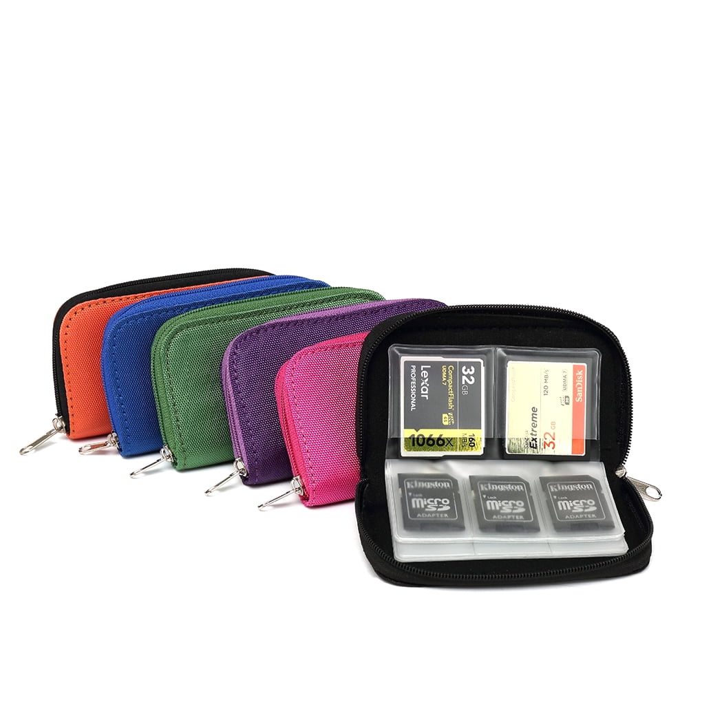 Worallymy Memory Card Cases SD Micro SD CF SDXC SDHC Memory Flash Cards
