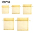 thumbnail image 2 of Hariumiu Drawstring Fruit Bag 100pcs Fruit Bags Drawstring Design Fruit Tree Net Bag Bird proof Fruit Mesh Bag for Home Garden Farm, 2 of 8