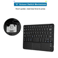 thumbnail image 4 of Ultra-Slim Mini Touchpad Keyboard, Keyboard with Built-in Multi-Touch Trackpad for Smart TV HTPC PC Tablet Laptop, 4 of 9