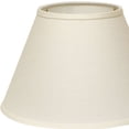 thumbnail image 2 of HomeRoots 470241 12 in. White Premium Empire Slanted Linen Lampshade White, 2 of 2