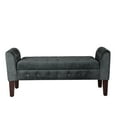 HomePop Velvet Tufted Storage Bench and Settee, Multiple Colors