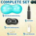 thumbnail image 4 of Cozlow Peanut Ball for Exercise & Fitness, Physical Therapy, Rehab & Labor, 2 Piece Set, 4 of 8