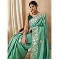 thumbnail image 2 of Ethnic Motifs Embroidered Silk Blend Sarees - 27187302, 2 of 7