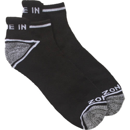 Zone In Men's Cushioned Athletic Ankle Sock, 6 Pack - Walmart.com
