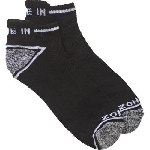 ONLINE Zone In Men's Cushioned Athletic Ankle Sock, 6 Pack Walmart
